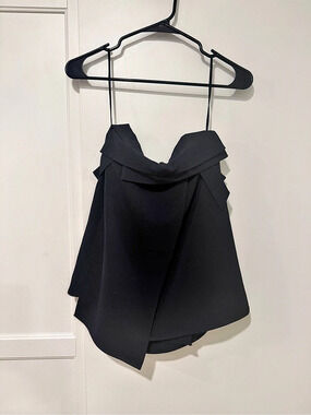 tibi Black Layered Camisole Size 0